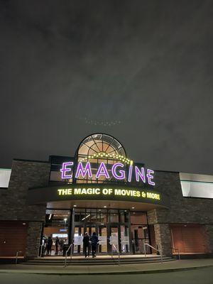 Walking in to Emagine Rochester Hills