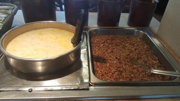 Pecan Cobbler and Homemade Potato Soup!