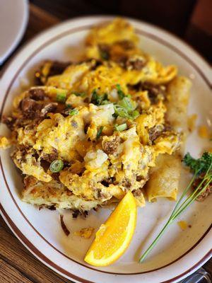 Chorizo scramble