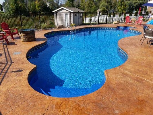 Inground installed by Blue Wave Pool & Spa