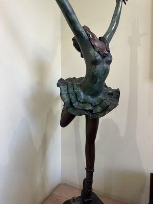 Iconic ballerina in the lobby.