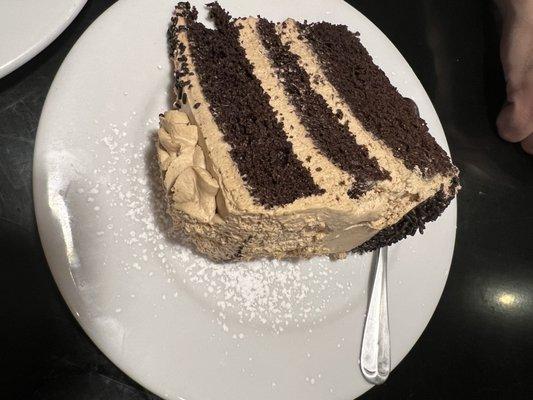 Cappuccino chocolate mousse cake my husband loved it!