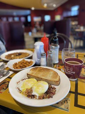 Breakfast spread