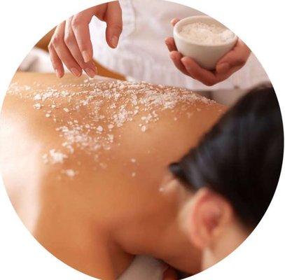 We do "Backcial" treatment for cleansing your back pores with aromatic products@embrace wax and thread salon