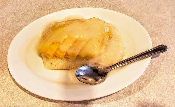 Mango and Sticky Rice at Thai Chef 9