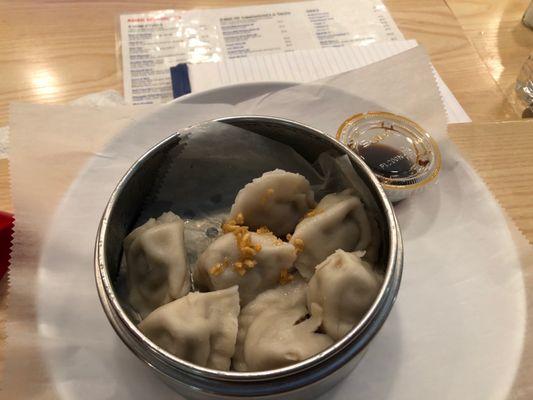 Steamed dumplings