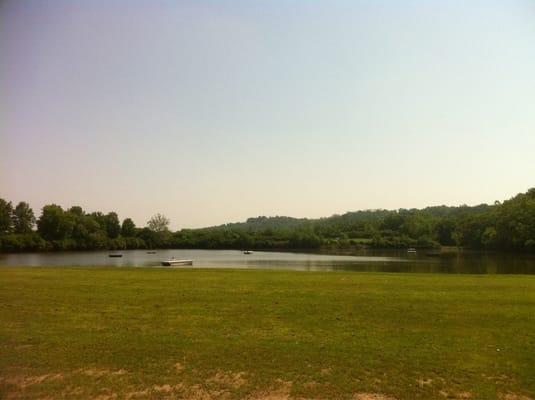 View from the driving range