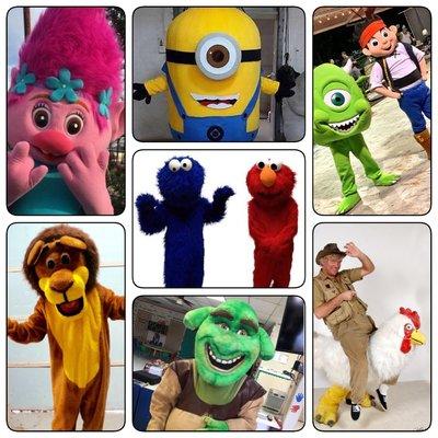 Costumes characters for every theme