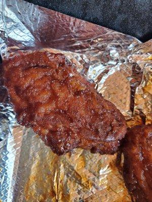 Bbq wing. Looks good in picture but it isn't