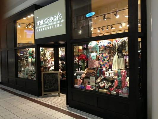 Store front of Francesca's Collection inside of Pentagon City Mall in Arlington, Va