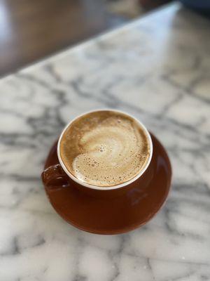 Almond milk cappuccino