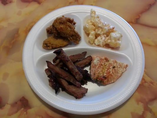 $7.75 Buffet - 2 Stars - The chicken wings were great, salmon awful, and the rest was average.