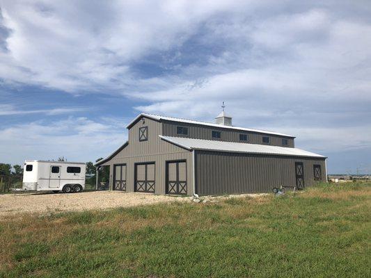 Barn: New siding and paint