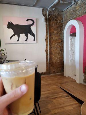 Decor and cold brew