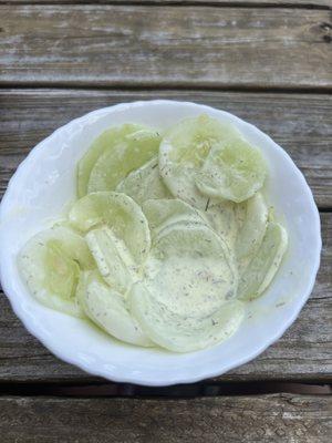 Cucumber salad