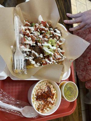 Steak Asada Fries & Elote