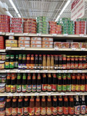 Lots of needful Thai sauces here