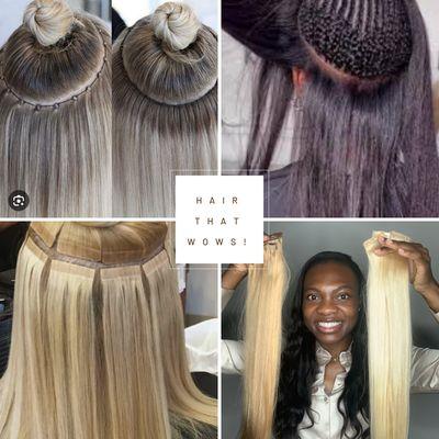 hair extensions, hair extension services, wigs