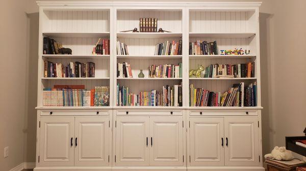 Custom bookshelves