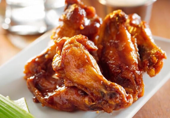 Grilled chicken wings