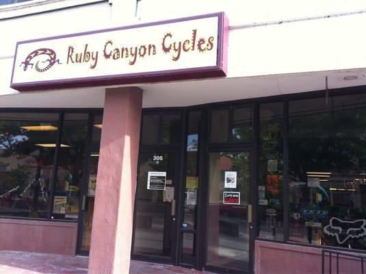 Ruby Canyon Cycles - store front in Grand Junction, CO