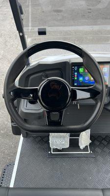 Steering wheel of CT CAR Golf Cart