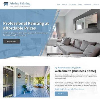 Painting Services Website