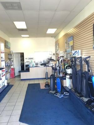 upscale boutique for sales & service of all your cleaning and vacuum needs