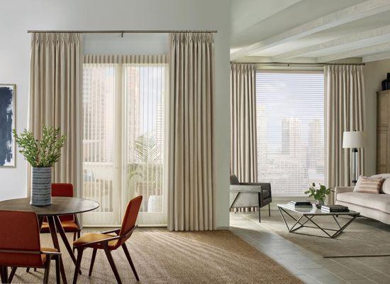 Hunter Douglas Silhouette® Shadings and Luminette® Sheers