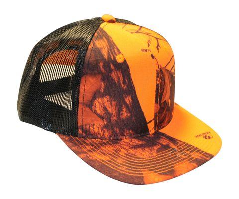 Mossy Oak Blaze Orange Truckers Hat