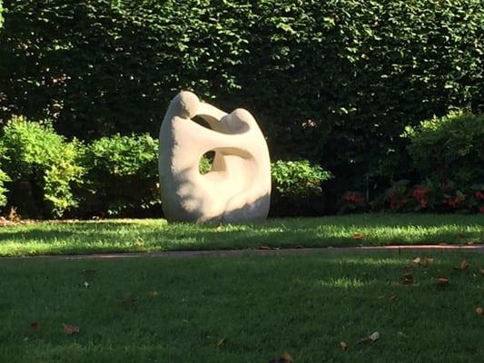 Nice stone statue in the garden