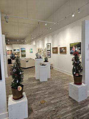 The interior of the Art Gallery.