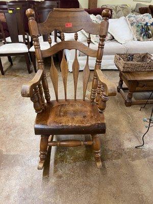 A queens rocking chair