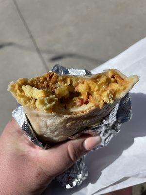 Chorizo Breakfast Burrito