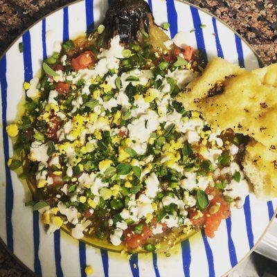 Eggplant carpaccio!