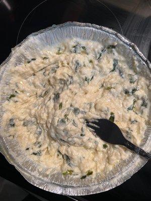 Creamy spinach dip NOT CRAB AND SPINACH!