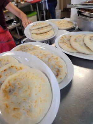 Pupusas de arroz