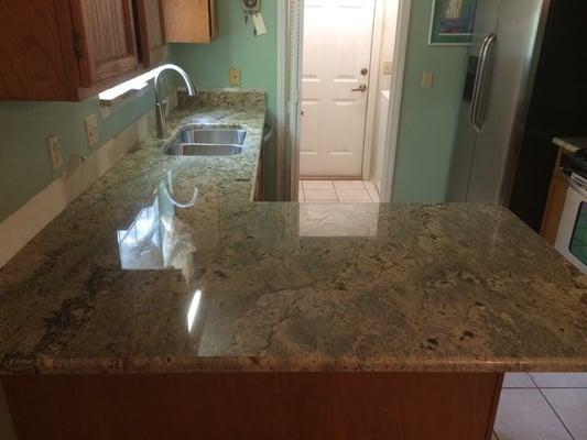 My countertop.   I love that stone!