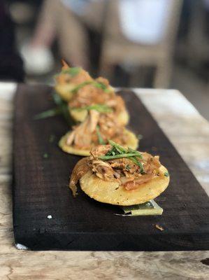 Chicken tinga sopes - $22