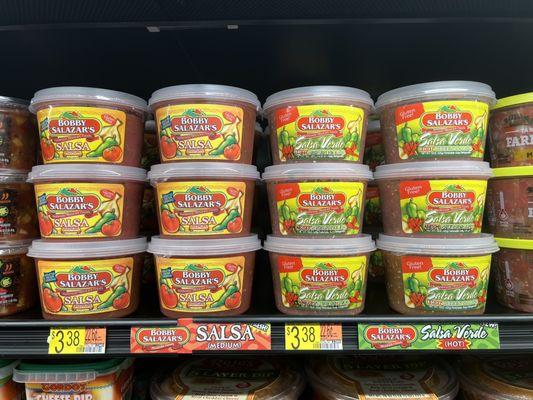 If you're looking for Salsa, definitely give these a try! Located in the Deli Department next to the fresh Salsa and Hummus dips.