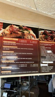 Food menu