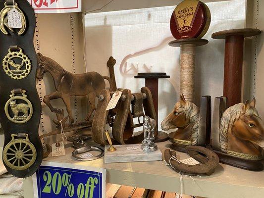 Horse and equestrian collectibles