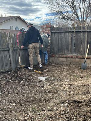 Corner stump gone