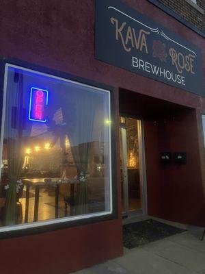 Kava Rose storefront