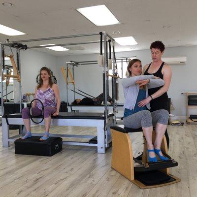 Pilates teacher training and continuing education workshops.