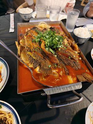 Garlic Fish hot pot