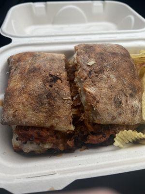 pulled pork Panini