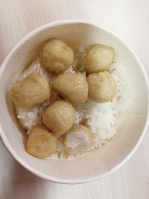 fish ball rice bowl