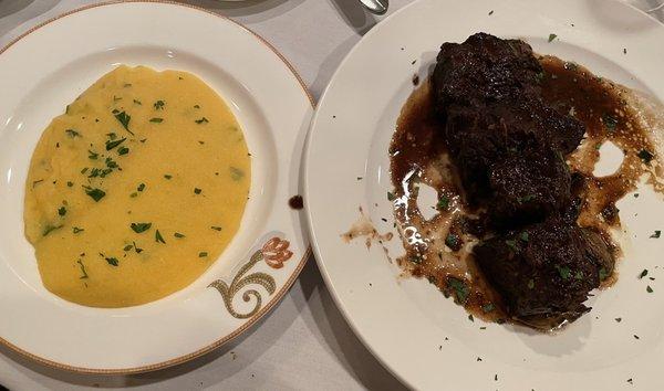 Short ribs and polenta