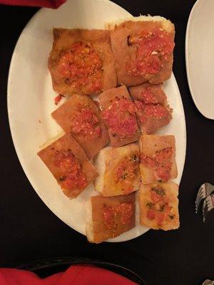 Bruschetta rolls appetizer, Bello Valentinos Italian Restaurant, New Smyrna Beach